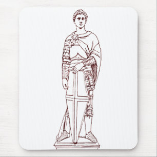 Donatellos Sankt Georg - Renaissance-Skulptur Mousepad