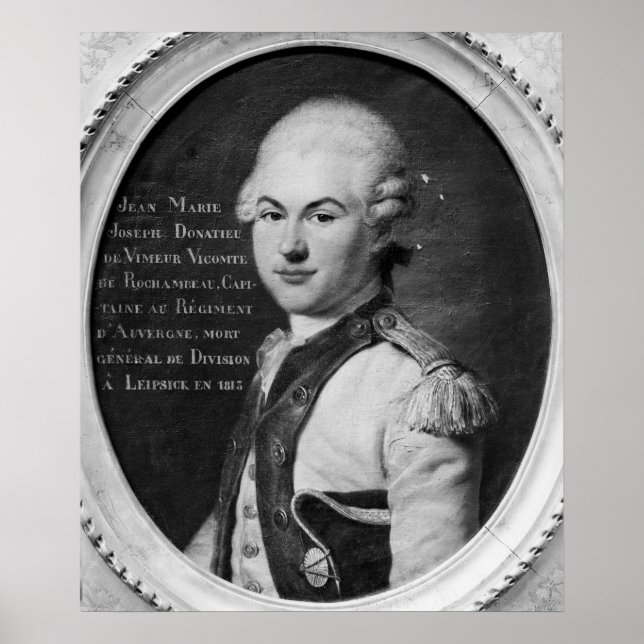 Donatien Marie Joseph de Vimeur Poster (Vorne)