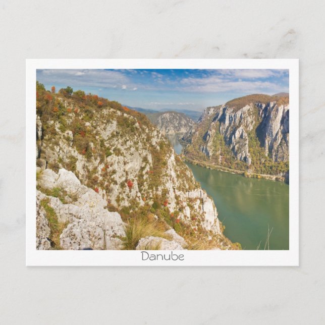 Donau Postkarte (Vorderseite)