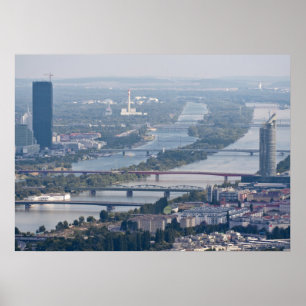 Donau und neue Donau Poster