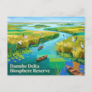 Donaudelta-Biosphärenreservat Rumänien Postkarte