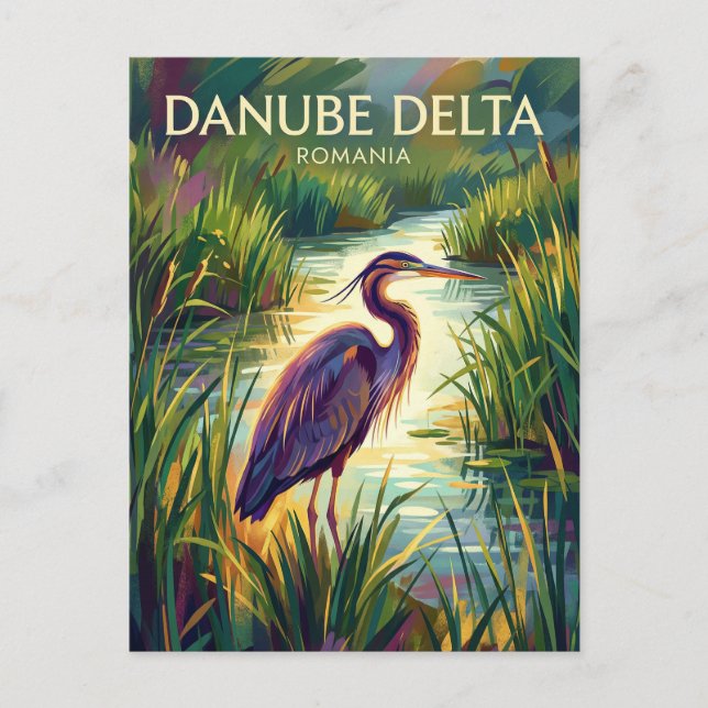 Donaudelta Rumänien Postkarte (Vorderseite)