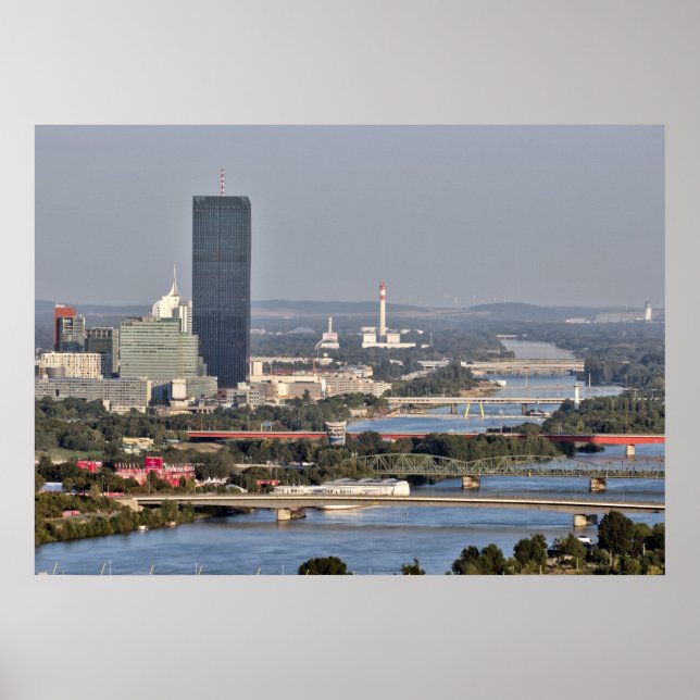 Donaustadt, Wien Österreich Poster (Vorne)