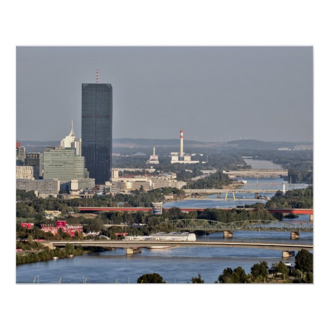 Donaustadt, Wien Österreich Poster (Vorderseite)