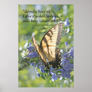 Donde hay el Espiritu, alli hay Libertad Vertical Poster