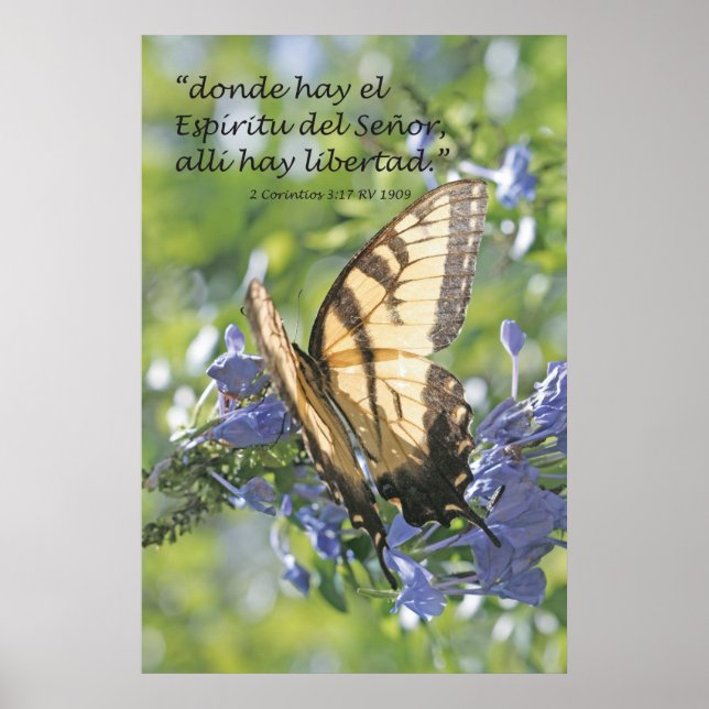 Donde hay el Espiritu, alli hay Libertad Vertical Poster (Vorne)