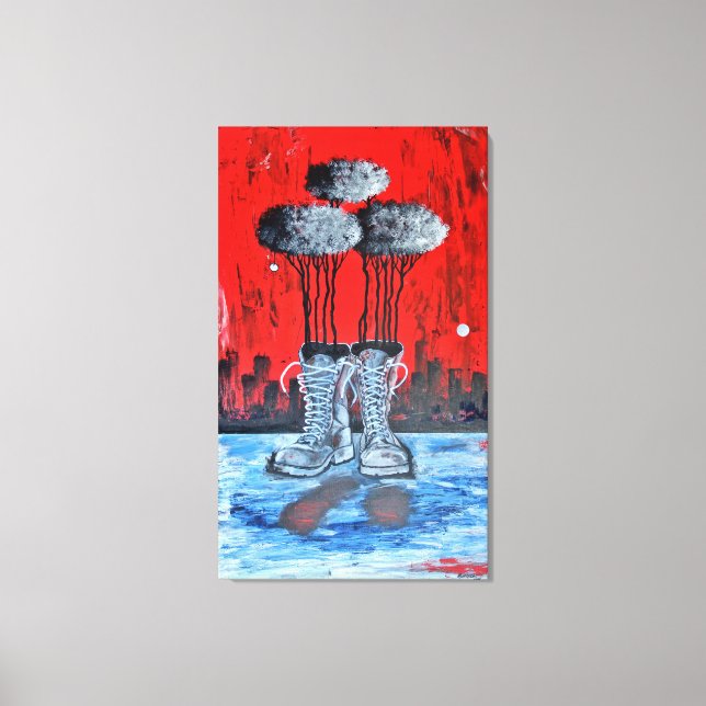 Donde La Huella Quedó Marcada Leinwanddruck (Vorderseite)