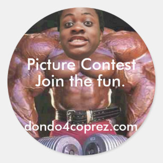 Dondo Buff Runder Aufkleber