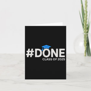#done Cl of 2025 - Abschluss So Done 2025 Karte