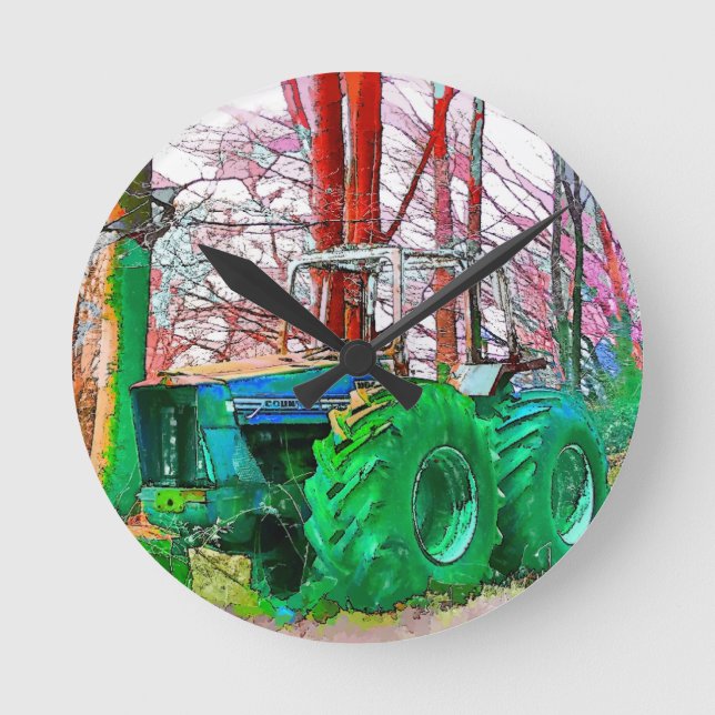 DONE PLOWING RUNDE WANDUHR (Vorderseite)