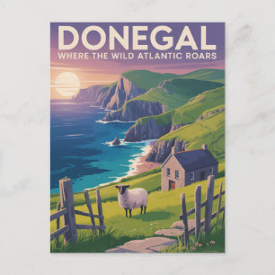 Donegal Irland Feiertagspostkarte