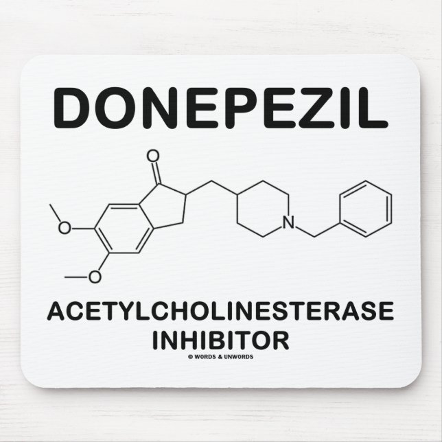 Donepezil Acetylcholinesterase Hemmnis Mousepad (Vorne)