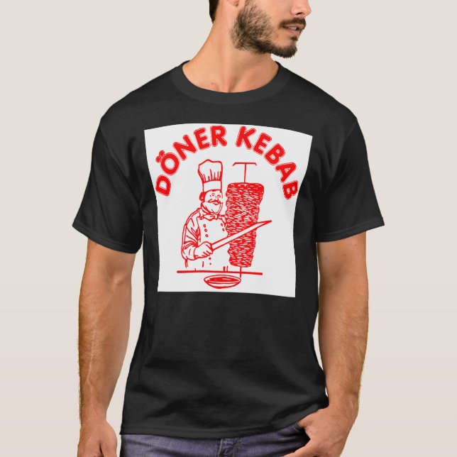 Doner Kebab Original 5 Aufkleber T-Shirt (Vorderseite)