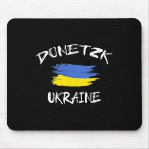 Donetsk Ukraine Souvenir Ukrainische Landesflagge Mousepad