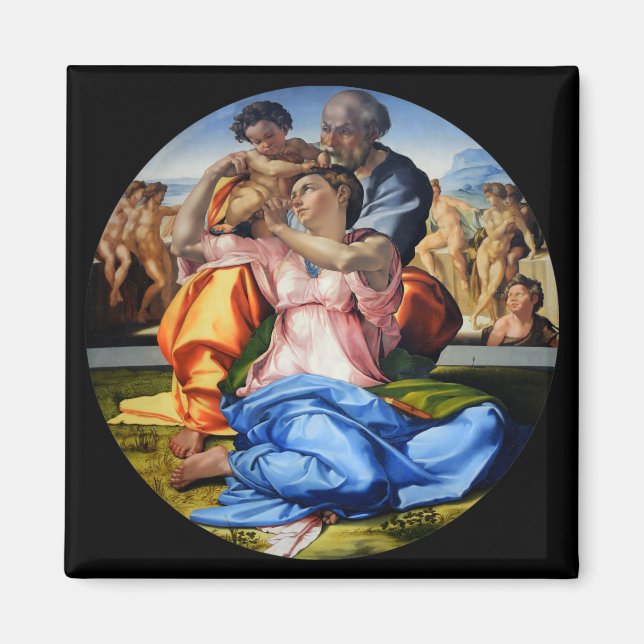 Doni Tondo, Doni Madona, Michelangelo, 1507 Magnet (Vorne)