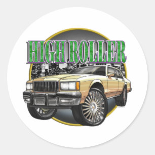 Donk Caprice Creme Runder Aufkleber