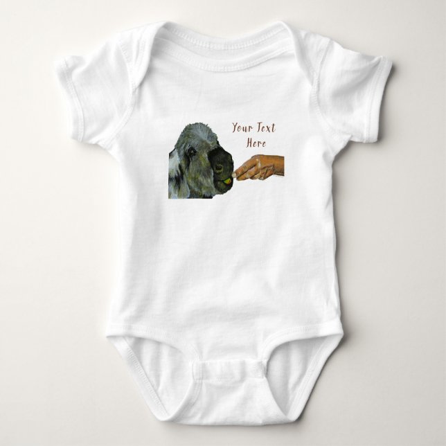 Donkey Baby Bodysuit Strampler (Vorderseite)