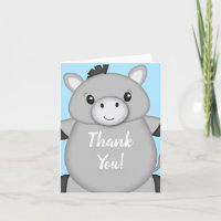 Donkey Baby Shower Blue