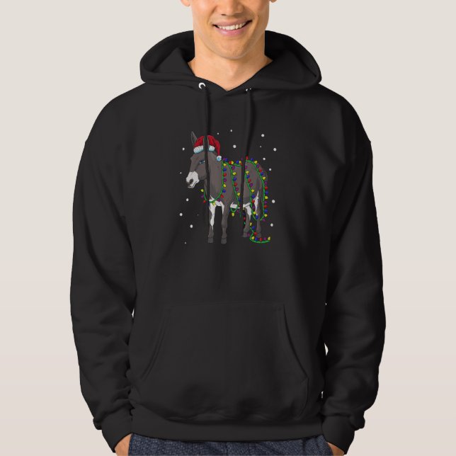 Donkey Bauer Weihnachten Hoodie (Vorderseite)