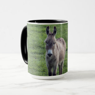 Donkey Brown Tan Animal Foto Tasse