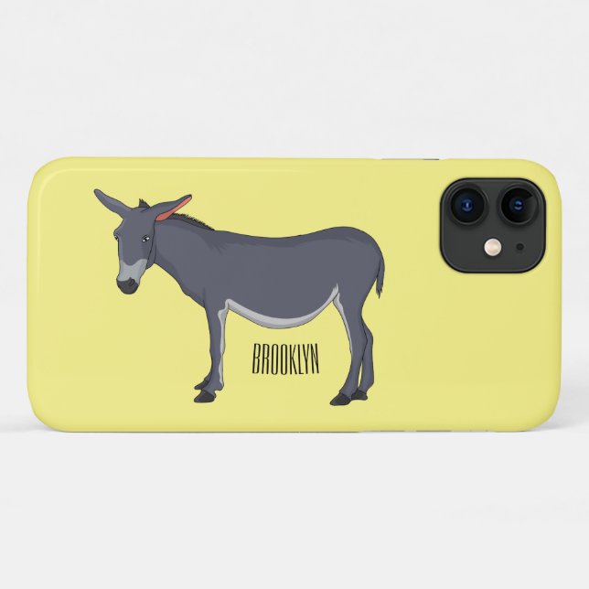 Donkey Cartoon Case-Mate iPhone Hülle (Rückseite (Horizontal))
