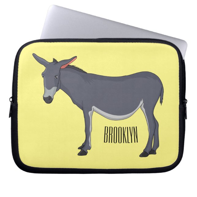 Donkey Cartoon Laptopschutzhülle (Vorderseite)