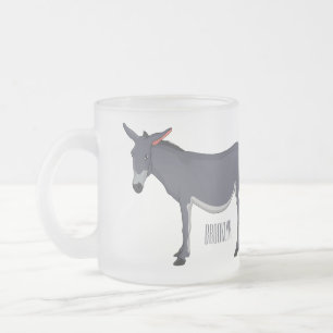 Donkey Cartoon Mattglastasse