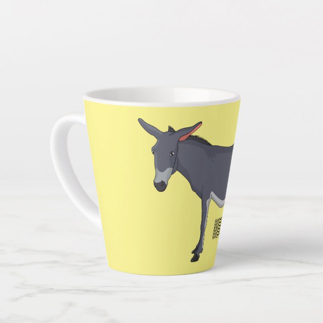 Donkey Cartoon Milchtasse (Linke Ecke)
