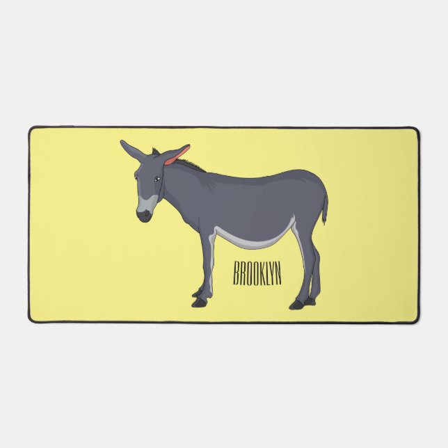 Donkey Cartoon Schreibtischunterlage (Vorderseite)