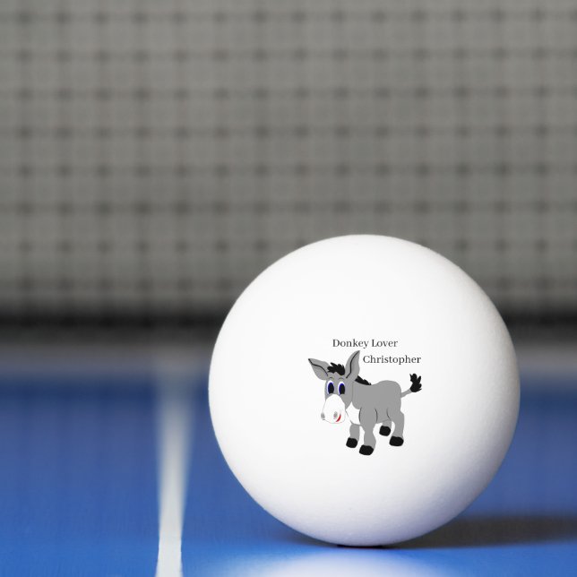 Donkey-Design Personalisiert Tischtennisball (Netto)