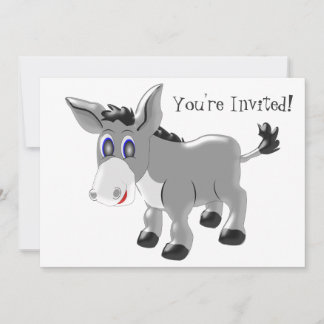 Donkey entwirft jeden Augenblick Einladung