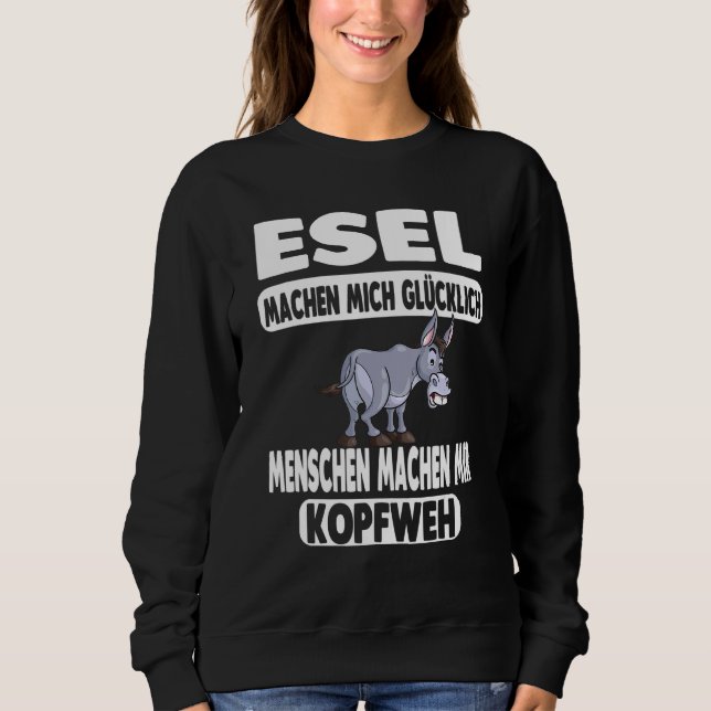 Donkey-Farm Donkey-Inhaber Stable-Elf Sweatshirt (Vorderseite)