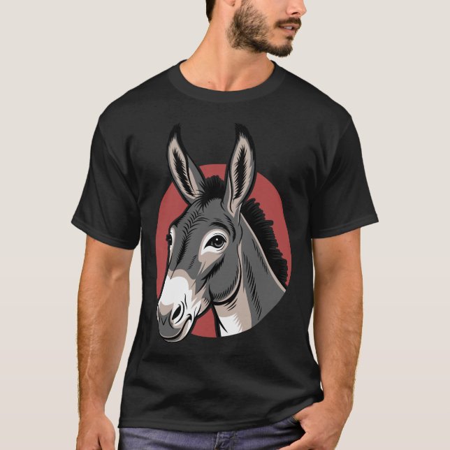 Donkey Funny Mule T-Shirt (Vorderseite)