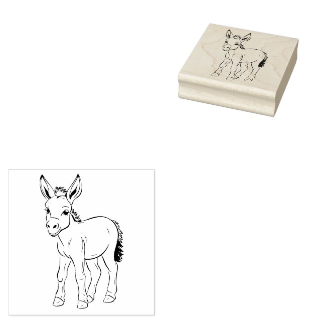 Donkey Gummistempel (Stempel)