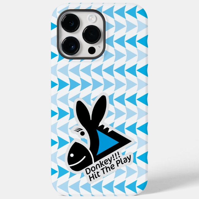 DONKEY !!! HIT THE PLAY BY MASANSER PIXELAT Case-Mate iPhone HÜLLE (Rückseite)