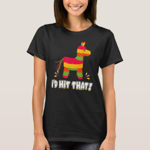 Donkey ich hatte das mexikanische Thema Pinata Par T-Shirt
