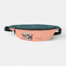 Donkey liebt Freundschaftsangebot Grüne Orange Bauchtasche