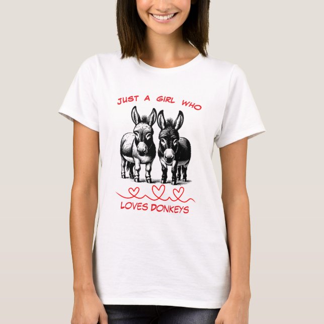 Donkey Lover T-Shirt (Vorderseite)