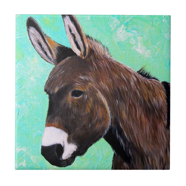 Donkey-Malerei Fliese (Vorderseite)