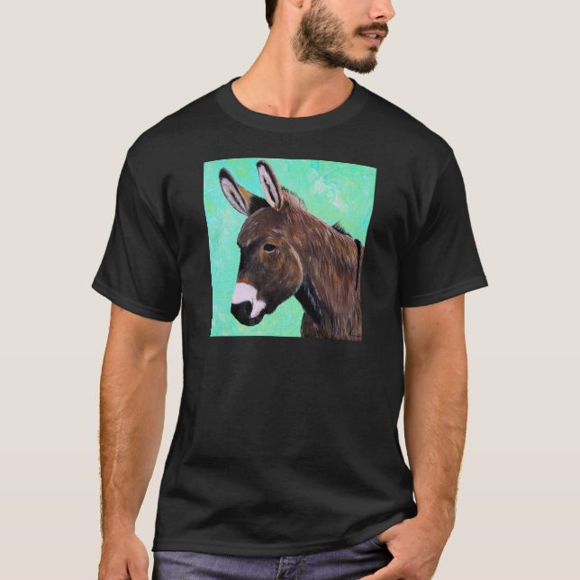 Donkey-Malerei T-Shirt (Vorderseite)