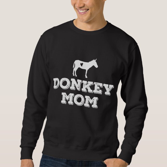 Donkey-Mama - Donkey-Geschenke für Donkey-Liebhabe Sweatshirt (Vorderseite)