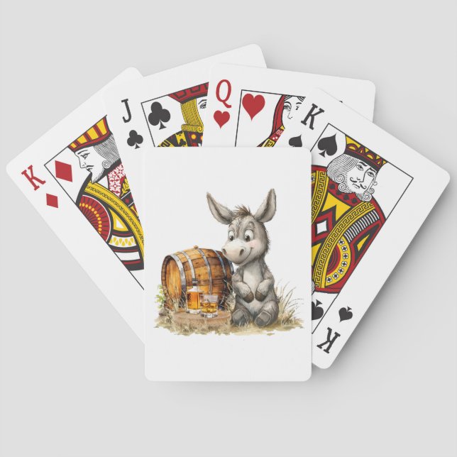 Donkey mit Bourbon spielen Karten Spielkarten (Rückseite)