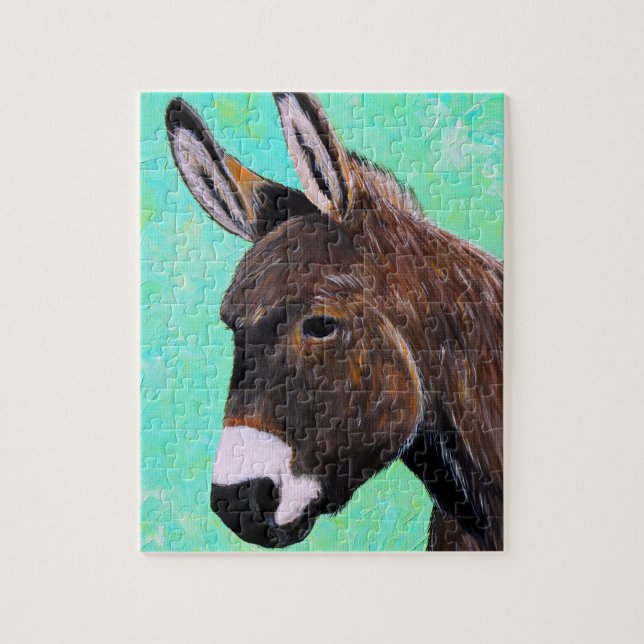 Donkey Painting Jigsaw Puzzle (Vertikal)