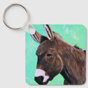 Donkey Painting-Schlüsselanhänger Schlüsselanhänger