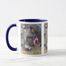 "Donkey Patriotiism" Tasse
