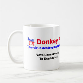 Donkey Pox - Amerika-Tasse impfen Kaffeetasse