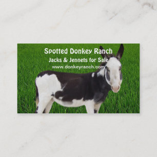 Donkey Ranch-Visitenkarte Visitenkarte