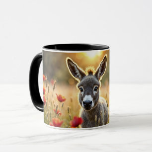 Donkey Sommer Harmonie Landschaft Kunst Tasse