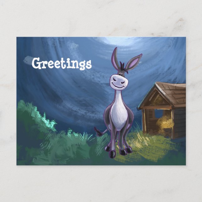 Donkey Stationery Postkarte (Vorderseite)