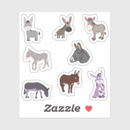 Donkey Stickers Aufkleber